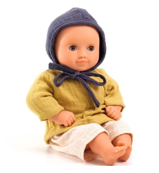 Poupon bébé - Djeco - Vert