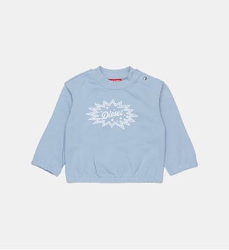 Sweat-shirt col rond avec logo Diesel Kids