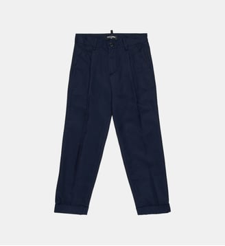 Pantalon chino uni - Dsquared2 - Bluette crépusculaire