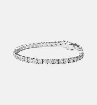 Bracelet argenté rivière 925 avec topaze blanche - Aristocrazy - Argenté