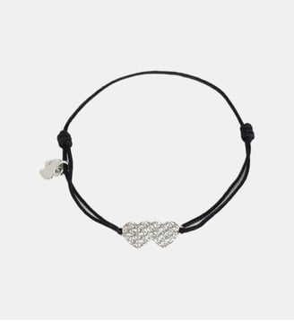 Bracelet Zadig Link Heart Strass - Zadig&Voltaire - Noir