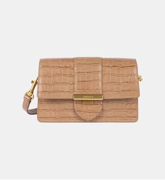 Petit sac trotteur Exo Ily en cuir - Lancaster - Sable