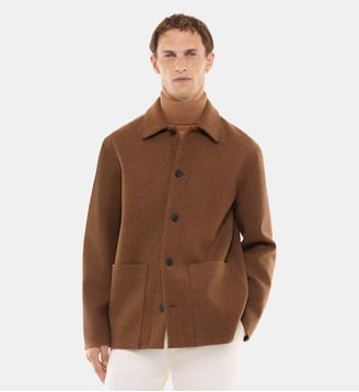 Blouson en laine vierge - Fursac - Tabac