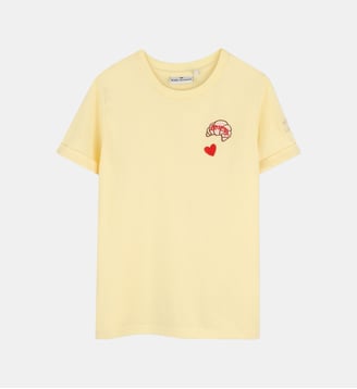 Tee-shirt manches courtes - Kids Around - Jaune paille