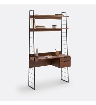 Bureau étagère - La Redoute Interieurs - Noyer