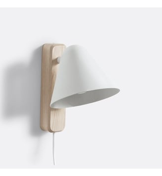 Applique bois et métal acier - La Redoute Interieurs - Blanc