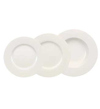Set of Plates 12pcs. EC - Villeroy & Boch - Blanc