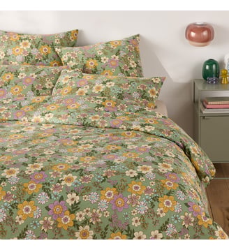 Housse de couette en coton/lin lavé - La Redoute Interieurs - Multicolore