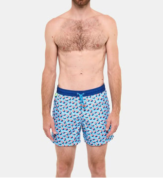 Short de bain Trawangan Pampelonne - Gili's - Orange fluo