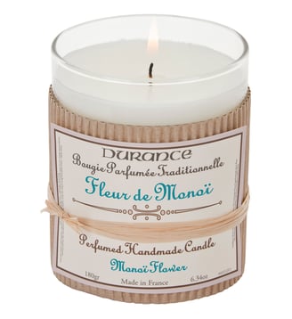 Bougie parfumée traditionnelle Fleur de Monoï 180g - Durance - Coloris unique