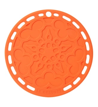 Dessous de plat silicone orange volcanique Ø20 cm - Le Creuset - Orange