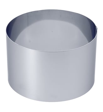 Cercle haut en inox à «Pain Surprise» Ø 16cm - De Buyer - Gris