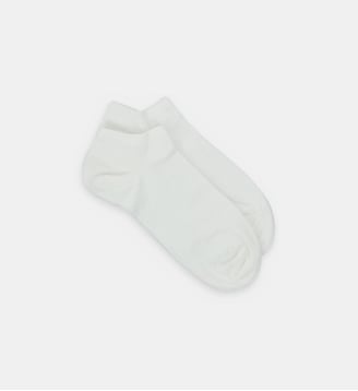 Lot de 2 paires de socquettes en coton - Galeries Lafayette - Blanc