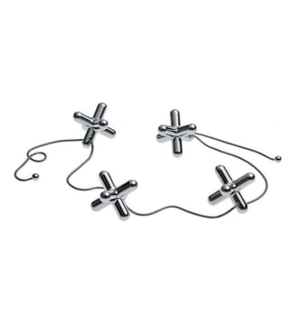 Dessous de plat argenté en zamac Astrid Alessi - Alessi - Gris