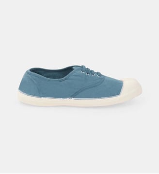 Tennis classiques coton - Bensimon - Bleu denim