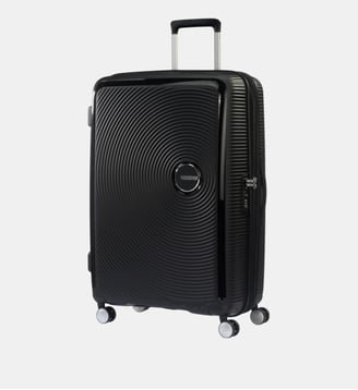 Valise rigide extensible Soundbox 4R 77 cm - American Tourister - Noir