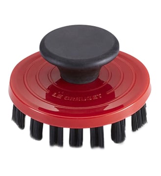 Brosse grill nylon - Le Creuset - Noir et rouge