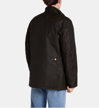 Parka Hereford Wax courte coton ciré - Barbour - Kaki marron