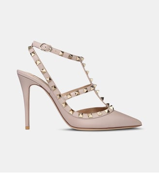 Valentino Garavani escarpins Rockstud en cuir - Valentino Garavani - Beige clair