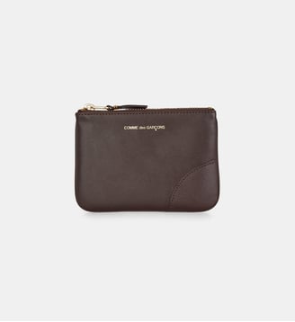 Porte-monnaie SA8100 griffé cuir - Comme des Garçons WALLETS - Marron
