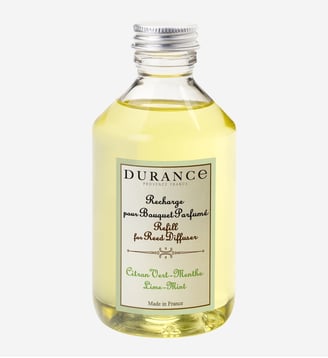 Recharge pour bouquet parfumé Citron vert Menthe 250 ml - Durance