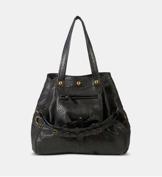 Sac cabas Billy M en cuir - Jérôme Dreyfuss - Noir