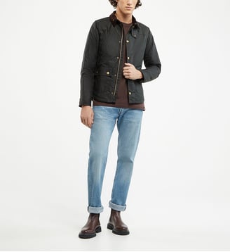 Parka Reelin Wax courte coton enduit - Barbour - Vert
