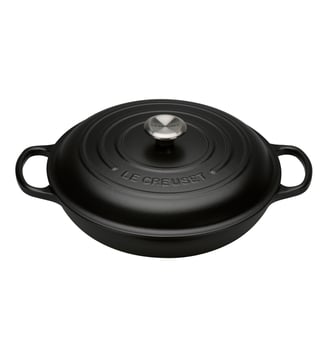 Faitout fonte émaillée noir Ø30 cm / 3,2 l - Le Creuset - Noir