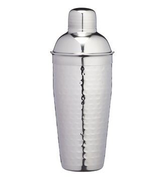 Shaker à cocktail inox martelé - 70 cl - Bar Craft - Gris et argent