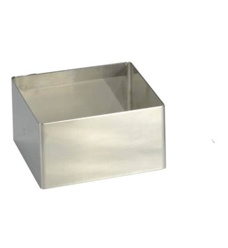 Carré inox 8 x 8 cm H 4,5 cm - De Buyer - Coloris unique