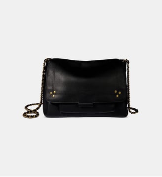 Sac à main Lulu cuir M - Jérôme Dreyfuss - Noir