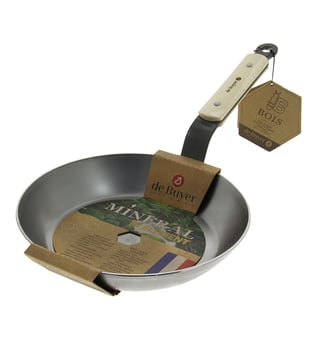 Poêle Mineral B Bois acier Ø32 cm - De Buyer - Acier