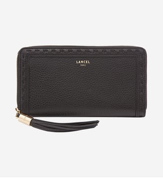 Portefeuille long zippé Premier Flirt en cuir - Lancel - Noir