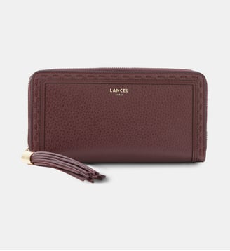 Portefeuille long zippé Premier Flirt en cuir - Lancel - Violet foncé