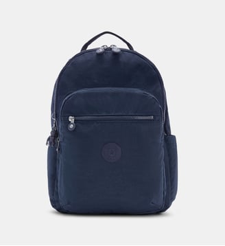 Sac à dos Seoul en toile - Kipling - Bleu foncé