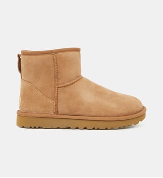 Bottines Classic Mini II daim fourrées - Ugg - Camel