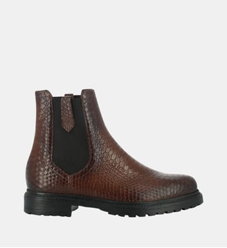 Bottines Candide en cuir - Jonak - Cognac