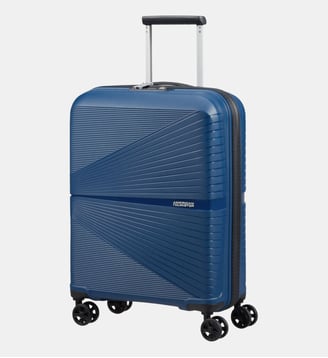 Valise rigide cabine TSA 4R 55 cm - American Tourister - Bleu foncé