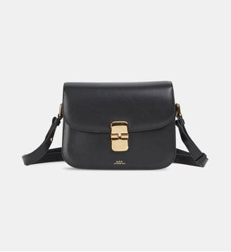 Sac à main Grace Small en cuir - A.P.C. - Noir