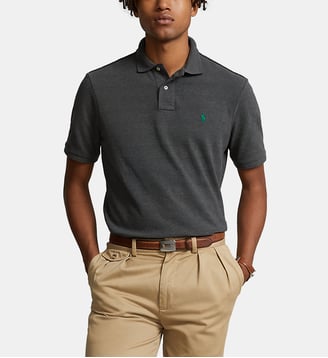 Polo droit uni en coton piqué - Polo Ralph Lauren - Barclay