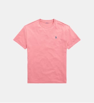 T-shirt custom slim en coton - Polo Ralph Lauren - Rose clair et rose foncé