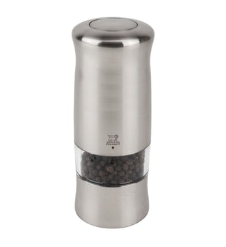 Moulin à poivre électrique Zeli ABS finition acier 14 cm - Peugeot - Acier