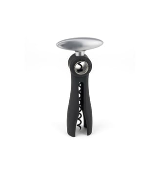 Tire bouchon Salma noir avec coupe capsule - Peugeot - Acier et noir