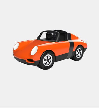Voiture Luft Biba orange 17,5 cm - Playforever - Orange