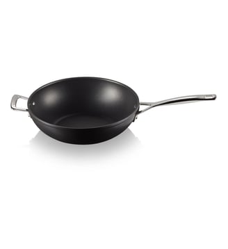 Poêle wok Les Forgées aluminium forgé noir Ø26 cm - Le Creuset - Noir