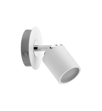 Spot patère Tube blanc & chromé max 1 x 10W - Paulmann - Blanc