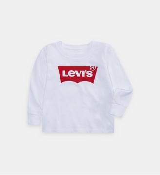 T-shirt batwing coton griffé - Levi's Kids - Blanc