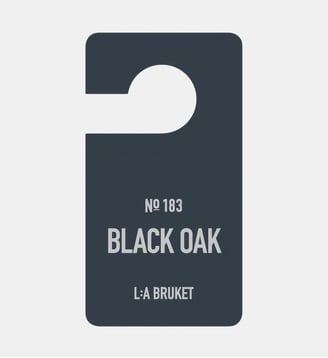 183 Tag Black Oak - L:a Bruket - Incolore