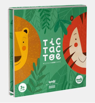Jeu de morpion Lion & Tiger Tic Tac Toe - Londji - Coloris unique