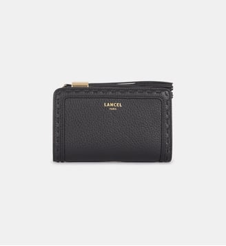 Portefeuille zippé Premier Flirt en cuir - Lancel - Noir